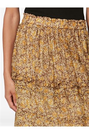 Gonna con volant volomia in voile di cotone biologico MARANT ÉTOILE | JU0488FAD1J14E67KI